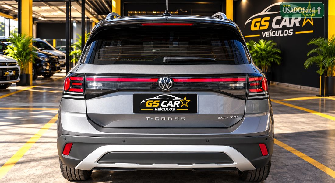 Volkswagen T-Cross Comfortline 200 TSI 1.0 Automático Flex 2024/2025 — foto 4 de 5