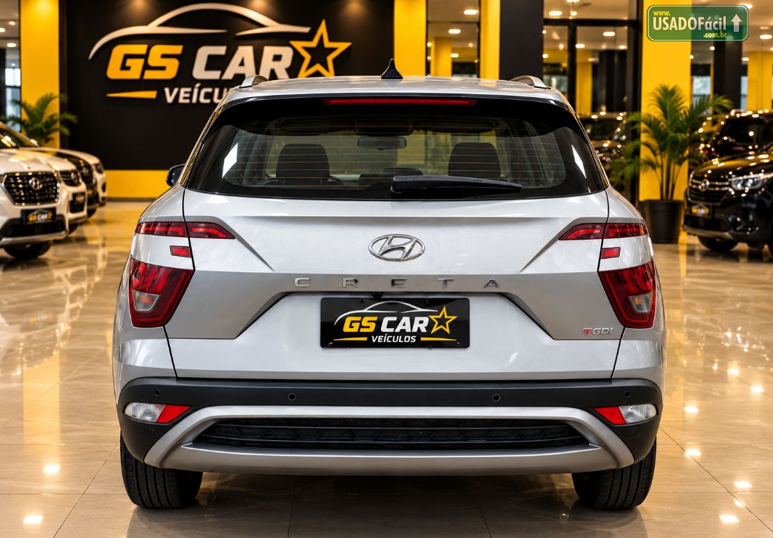 Hyundai Creta Platinum 1.0 Turbo Automático Flex 2022/2022 — foto 9 de 12