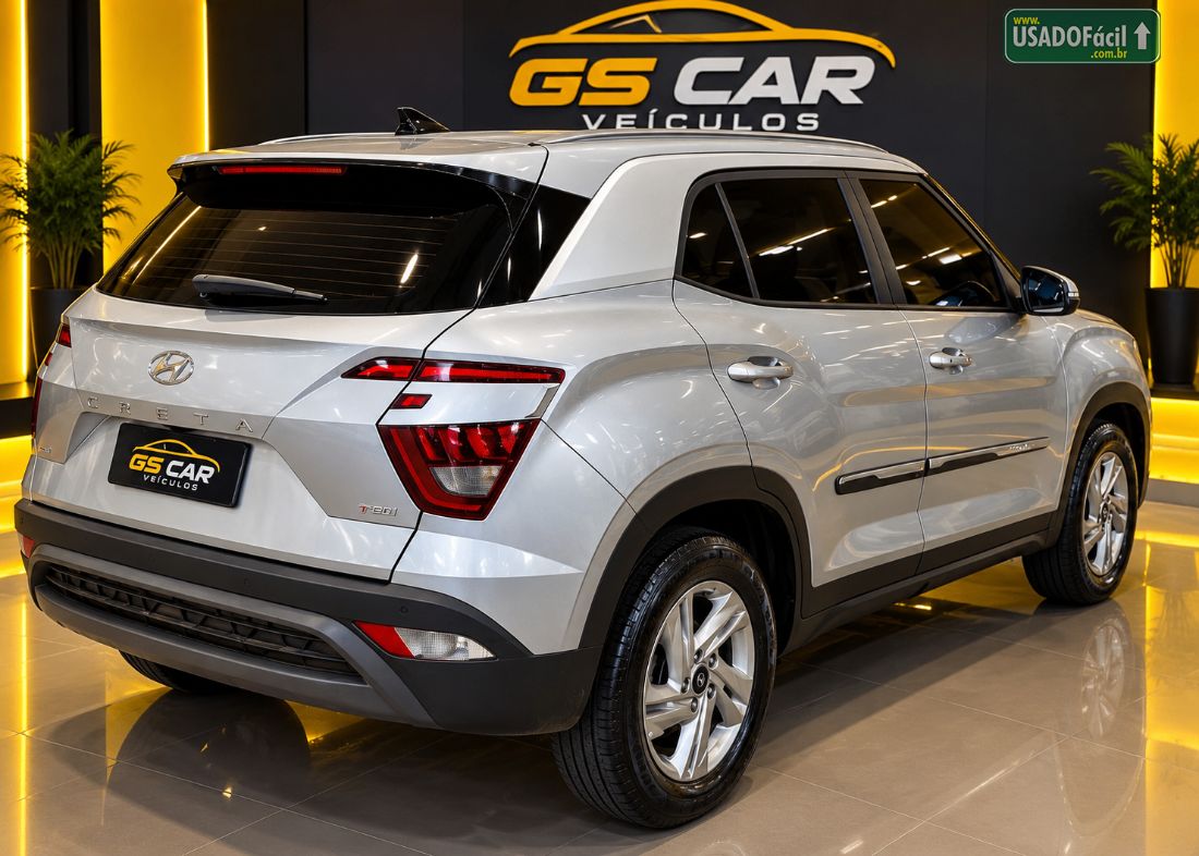 Hyundai Creta Comfort 1.0 Turbo Automático Flex 2024/2025 — foto 5 de 10