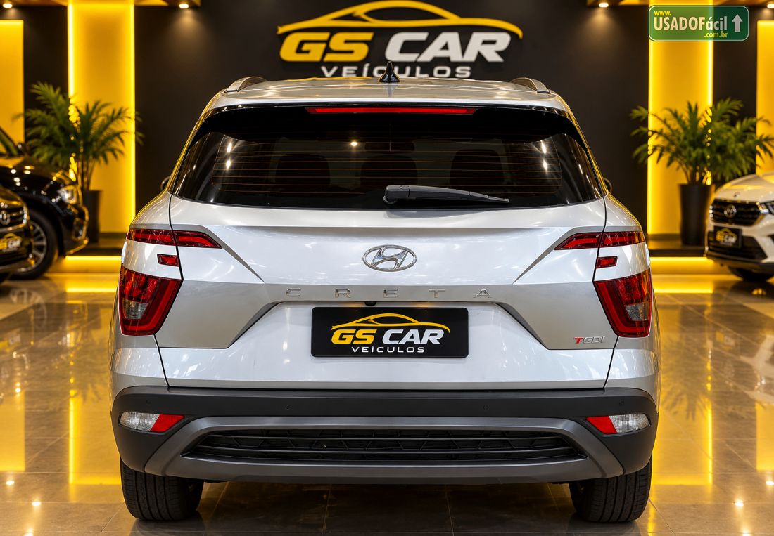 Hyundai Creta Comfort 1.0 Turbo Automático Flex 2024/2025 — foto 9 de 10