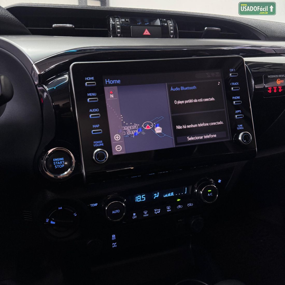 Toyota Hilux SRV CD 2.7 4x4 Automático Flex 2021/2021 — foto 16 de 20