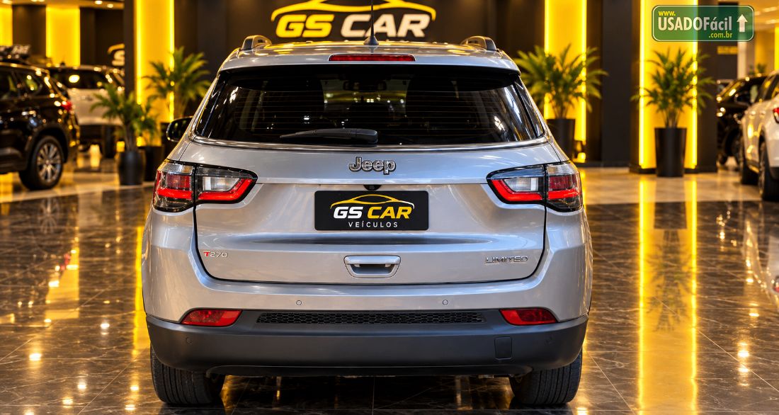 Jeep Compass Limited T270 1.3 Turbo Automático Flex 2024/2025 — foto 7 de 9