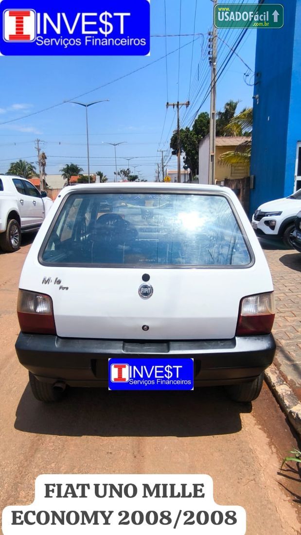 Fiat Uno Mille Economy Fire 1.0 Flex 4P 2008/2008 — foto 2 de 8
