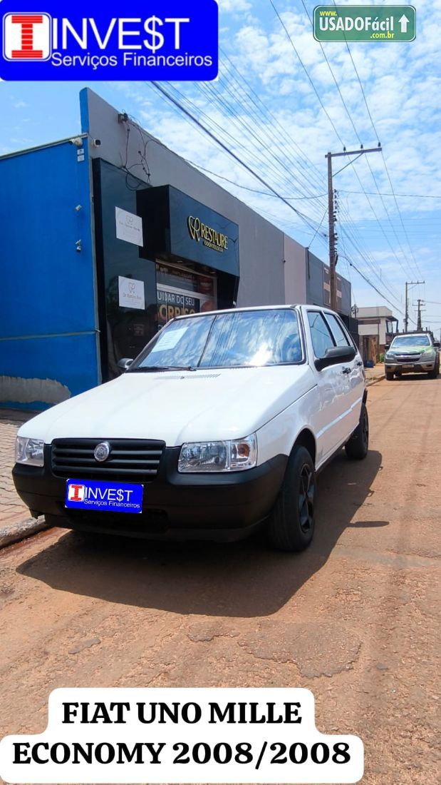 Fiat Uno Mille Economy Fire 1.0 Flex 4P 2008/2008 — foto 4 de 8