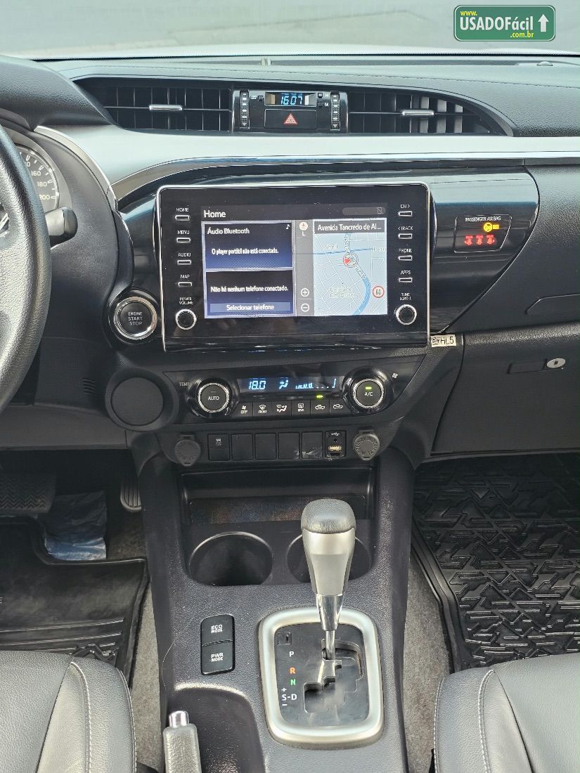 Toyota Hilux SRV CD 2.7 4X2 Automático Flex 2020/2021 — foto 12 de 16