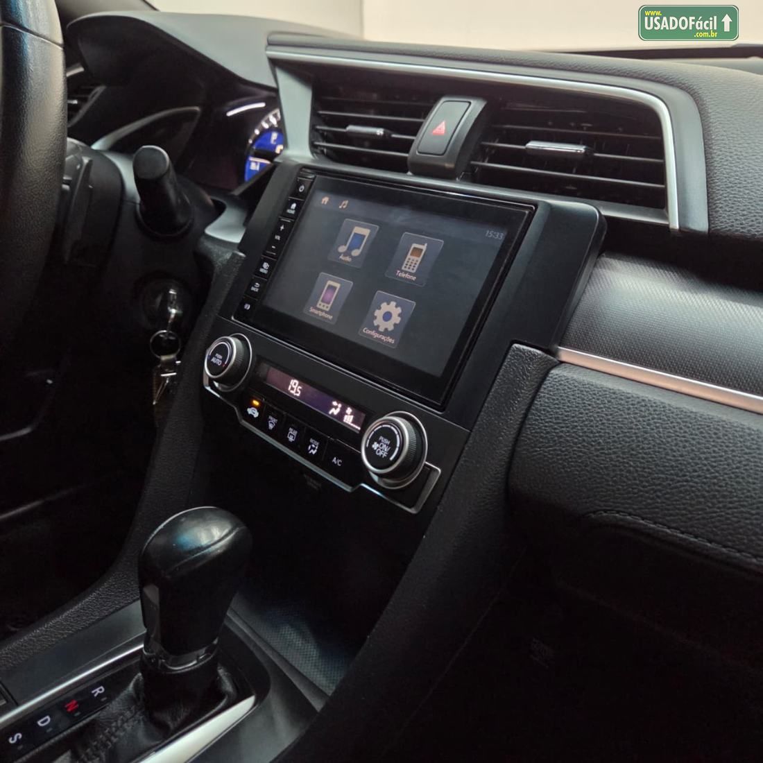 Honda Civic Sedan EX 2.0 Automático Flex 2019/2019 — foto 16 de 21