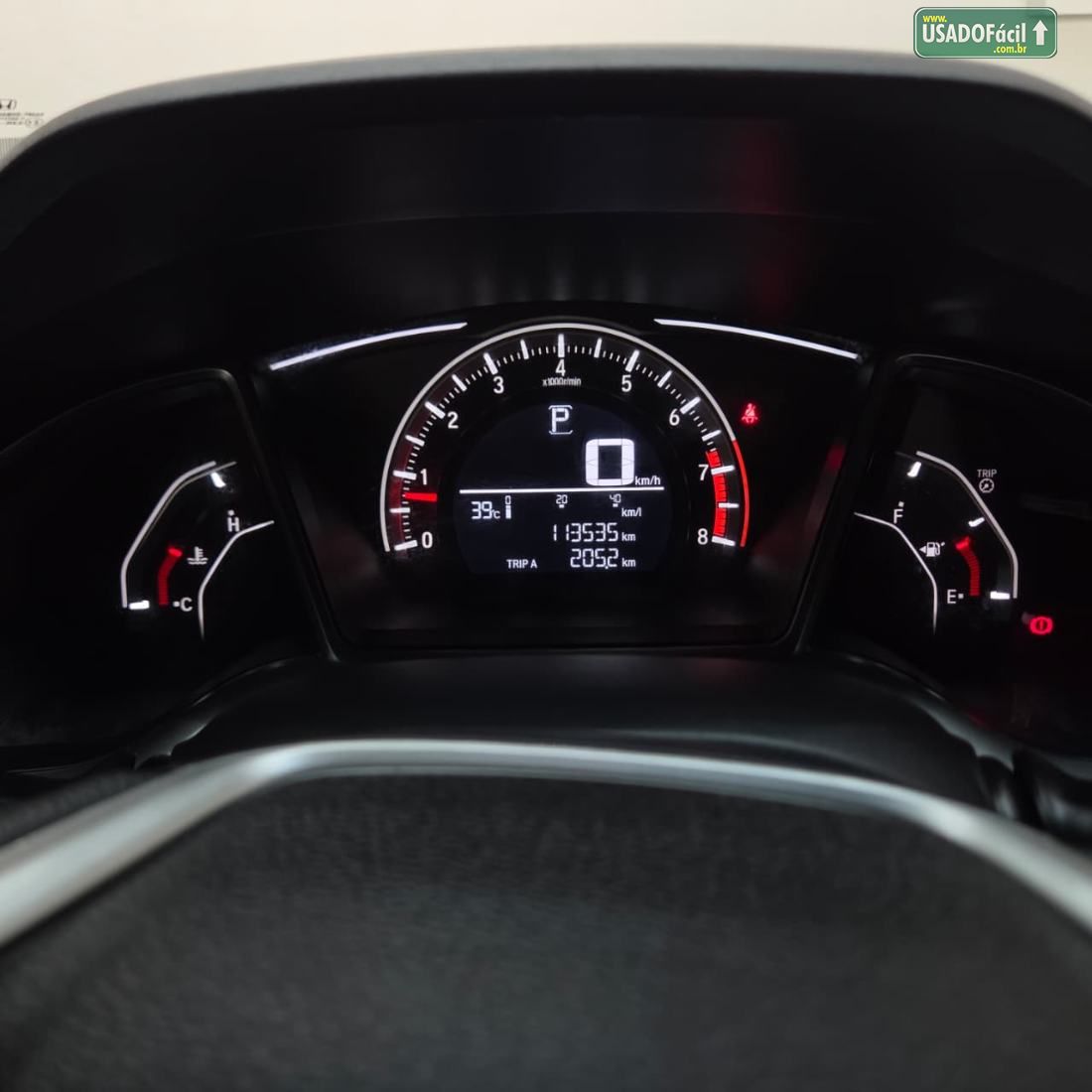 Honda Civic Sedan EX 2.0 Automático Flex 2019/2019 — foto 21 de 21