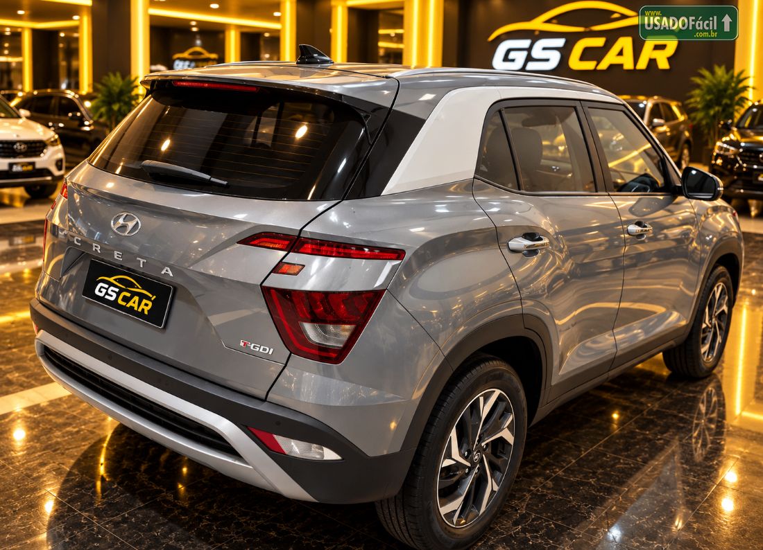Hyundai Creta Platinum 1.0 Turbo Automático Flex 2023/2024 — foto 7 de 10