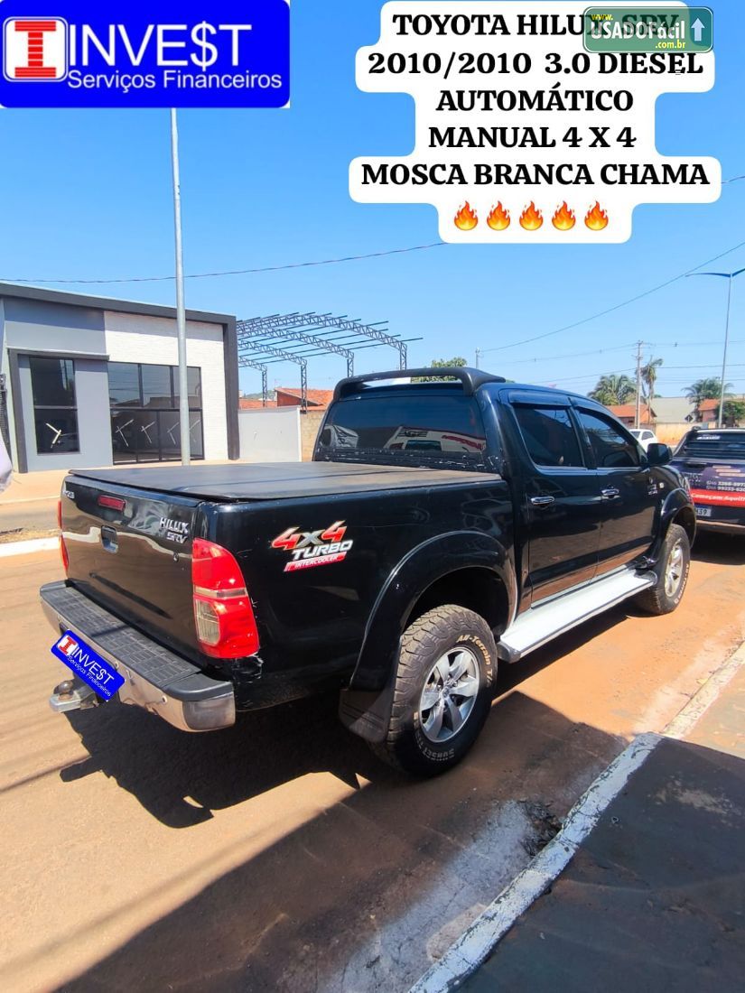 Toyota Hilux SRV CD D4-D 3.0 4x4 TDI Automático Diesel 2010/2010 — foto 9 de 11