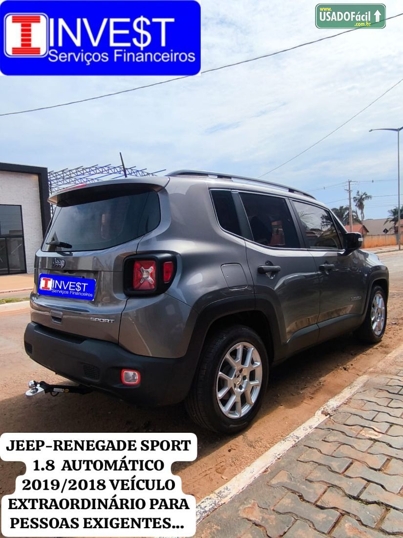Jeep Renegade 1.8 4x2 Automático Flex 2018/2019 — foto 12 de 15