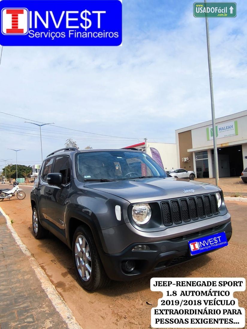 Jeep Renegade 1.8 4x2 Automático Flex 2018/2019 — foto 14 de 15