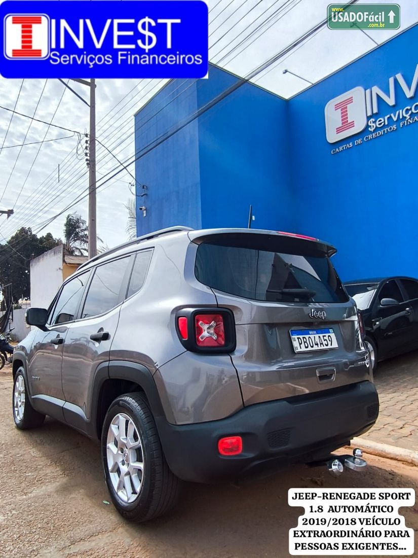 Jeep Renegade 1.8 4x2 Automático Flex 2018/2019 — foto 9 de 15