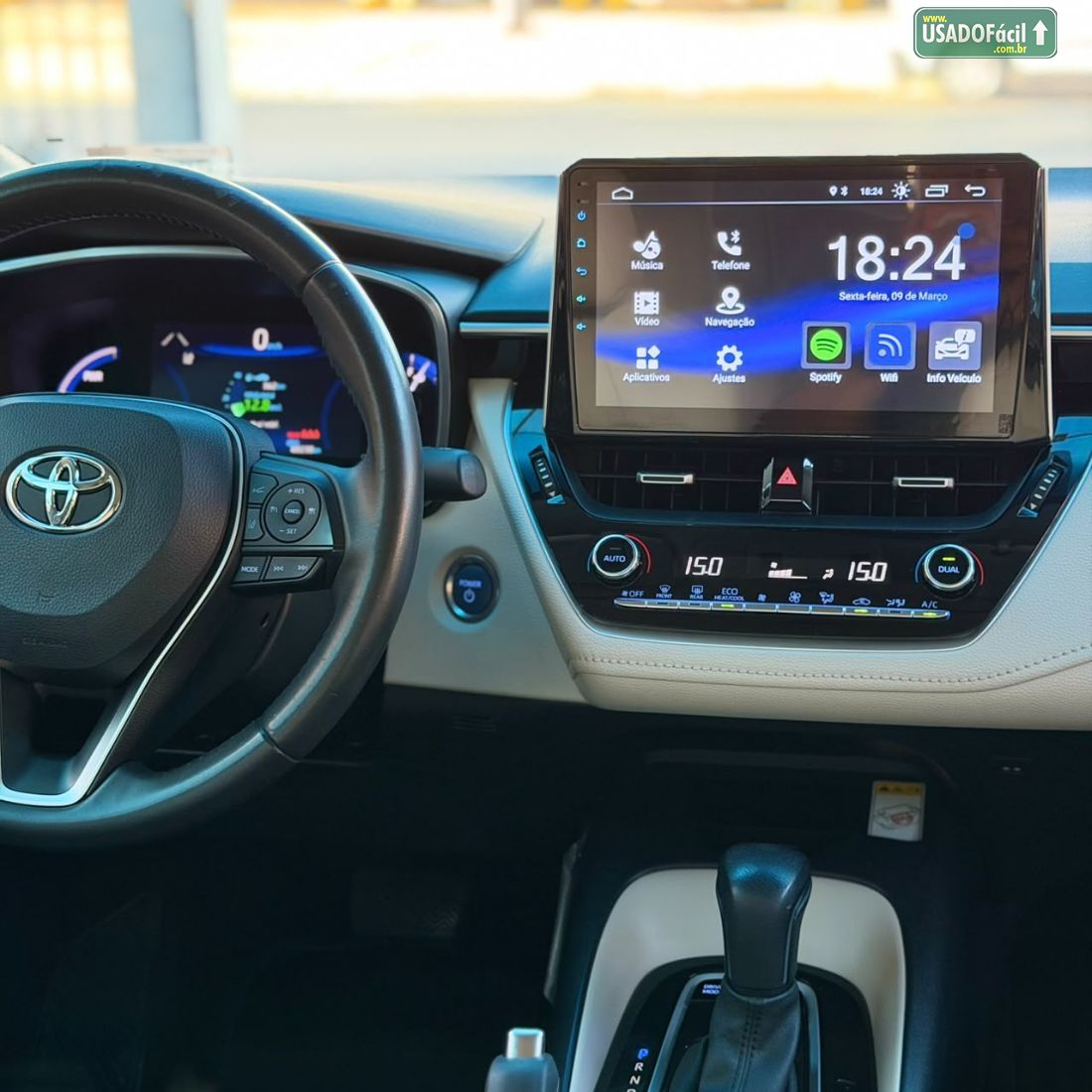 Toyota Corolla Altis Premium Hybrid 1.8 Automático Flex Híbrido 2022/2023 — foto 9 de 17