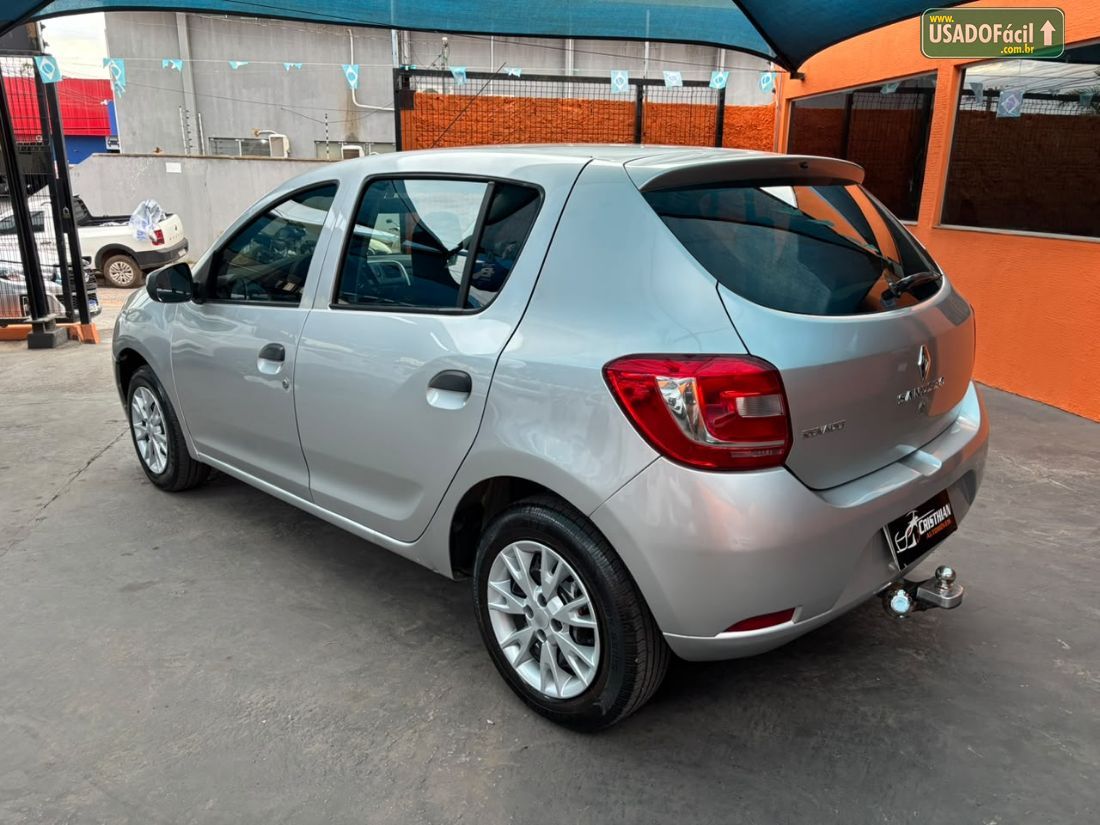Renault Sandero Authentique 1.0 Flex 5P 2018/2018 — foto 6 de 9
