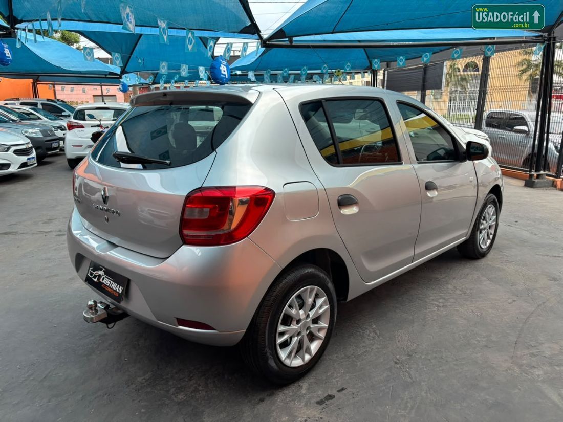 Renault Sandero Authentique 1.0 Flex 5P 2018/2018 — foto 8 de 9