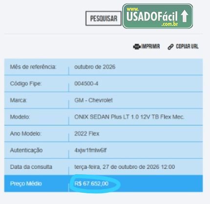CHEVROLET/GM Onix Sedan Plus LT 1.0 Mecânico Flex 2021/2022 — foto 16 de 16