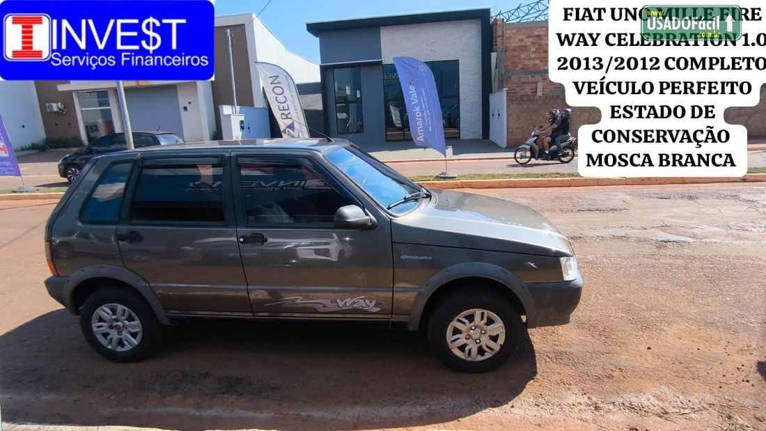 Fiat Uno Mille Way Celebration Economy Fire 1.0 Flex 4P 2012/2013 — foto 3 de 10