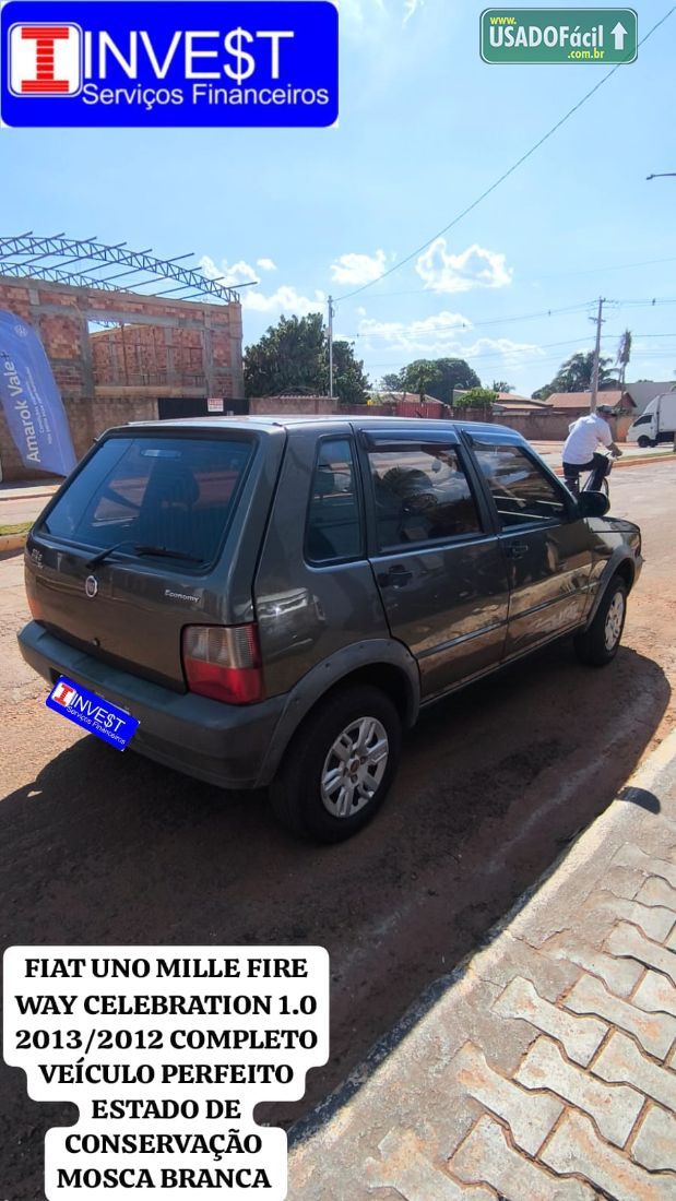 Fiat Uno Mille Way Celebration Economy Fire 1.0 Flex 4P 2012/2013 — foto 6 de 10