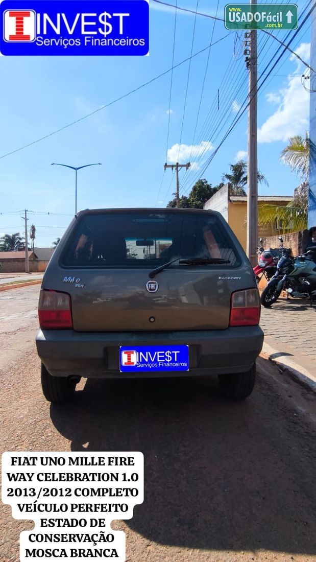 Fiat Uno Mille Way Celebration Economy Fire 1.0 Flex 4P 2012/2013 — foto 7 de 10