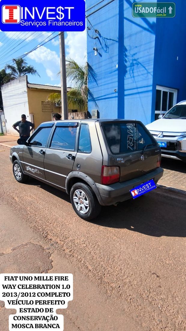 Fiat Uno Mille Way Celebration Economy Fire 1.0 Flex 4P 2012/2013 — foto 9 de 10