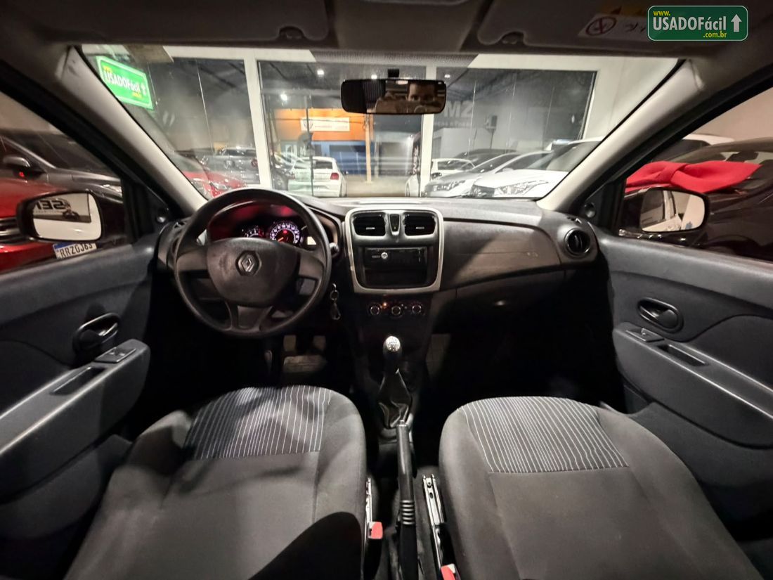 Renault Sandero Authentique 1.0 Flex 5P 2019/2019 — foto 9 de 9