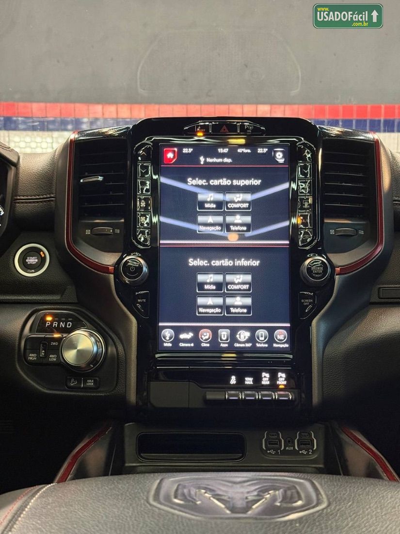RAM Ram 1500 Rebel Hemi CD 5.7 V8 4x4 Automático 2021/2021 — foto 9 de 15