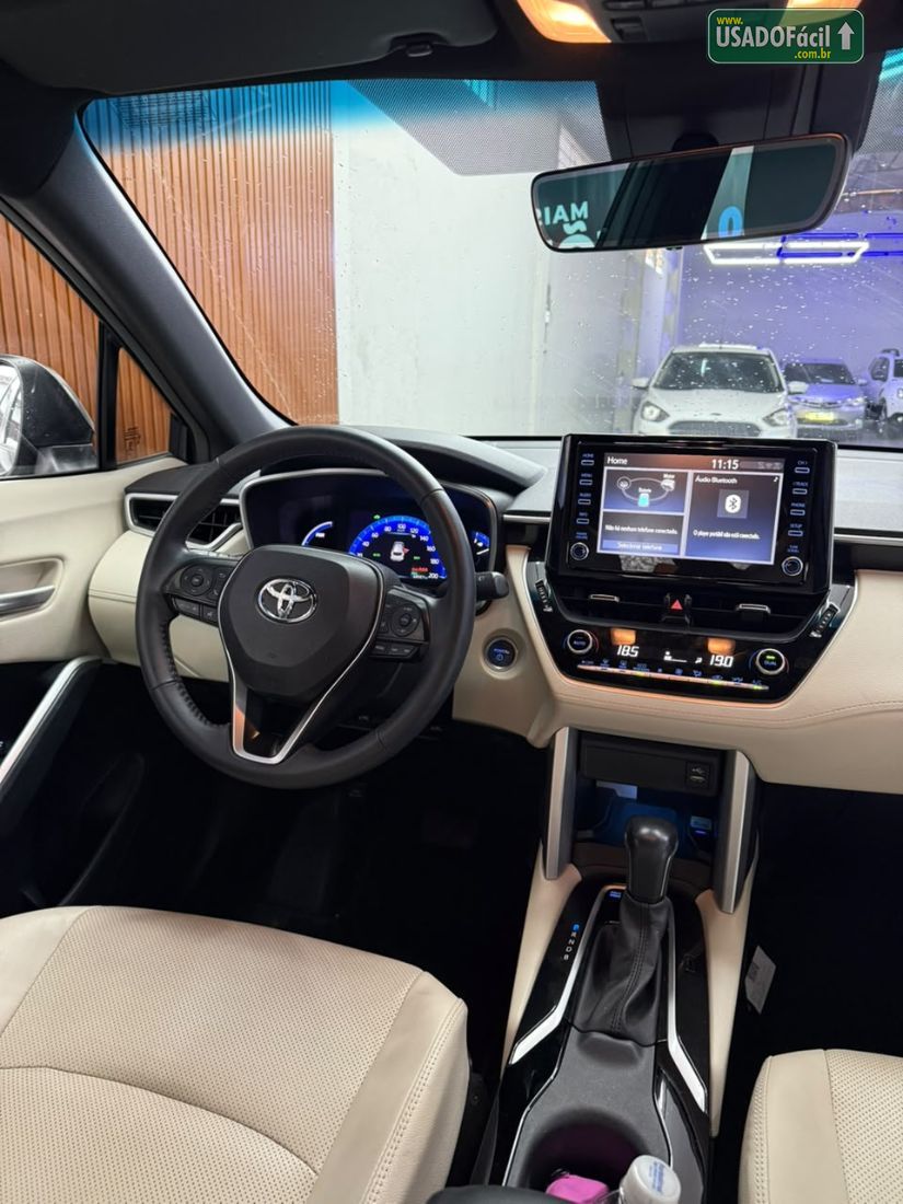 Toyota Corolla Cross XRX 1.8 16V Automático Híbrido 2021/2022 — foto 11 de 23