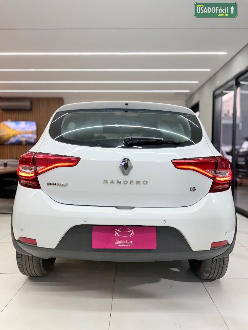 Renault Sandero Intense 1.6 Automático Flex 5P 2019/2020 — foto 10 de 13