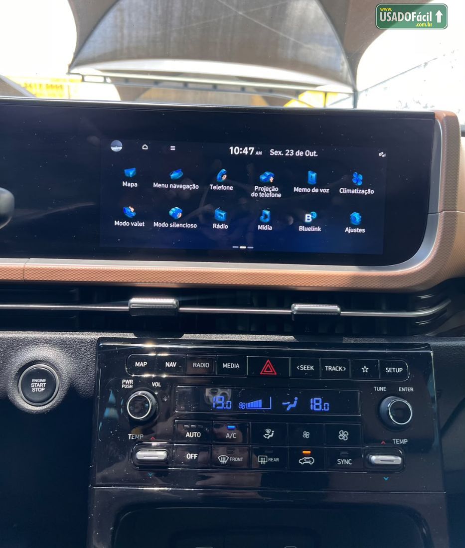 Hyundai Creta Platinum 1.0 Turbo Automático Flex 2024/2025 — foto 14 de 19