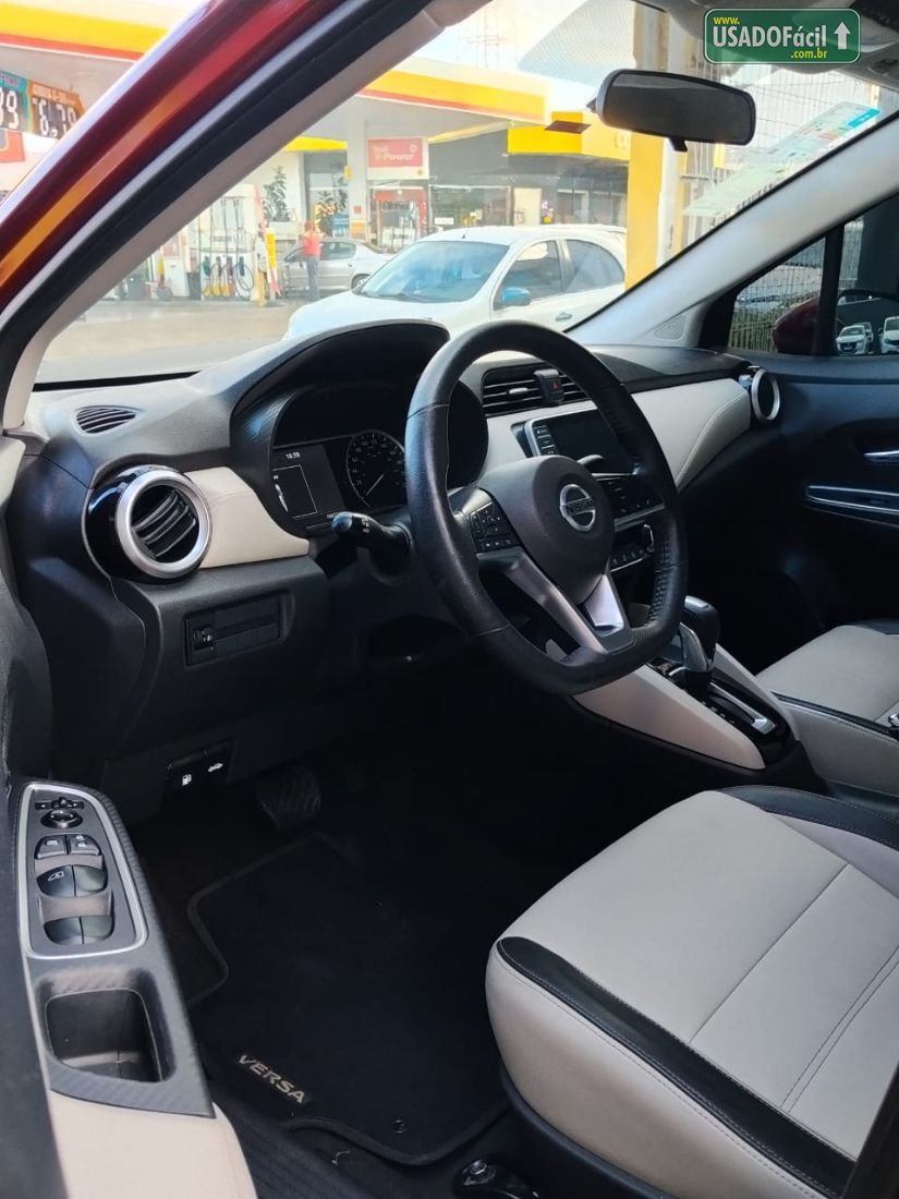 Nissan Versa Exclusive 1.6 Automático Flex 2021/2021 — foto 9 de 10