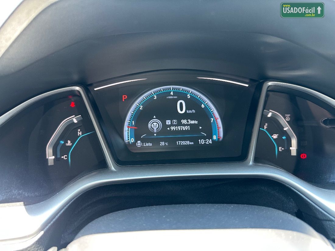 Honda Civic Sedan EXL 2.0 Automático Flex 2017/2017 — foto 11 de 12