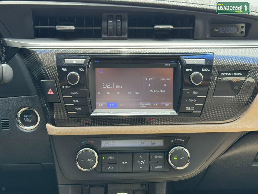 Toyota Corolla Altis 2.0 Automático Flex 2016/2017 — foto 10 de 17