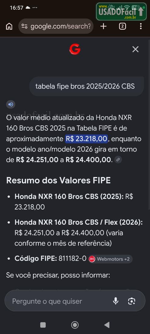 Honda NXR 160 Bros Flex 2025/2026 — foto 11 de 11