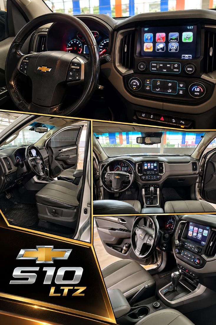 CHEVROLET/GM S10 LTZ CD 2.5 4X4 Automático Flex 2017/2018 — foto 4 de 7